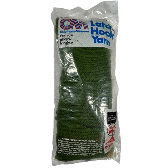 CM LATCH HOOK YARN Lot 15 Mixed Color Craft Rug Yarn Lot Crafting Supplies New - Picture 8 of 11